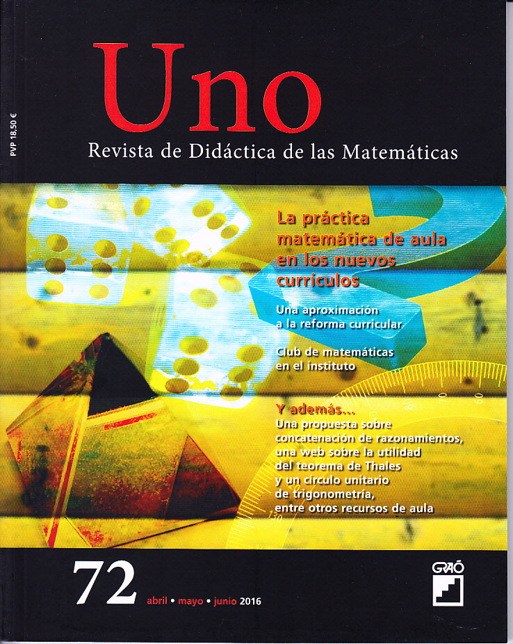 Revista Uno Didáctica de las Matemáticas 