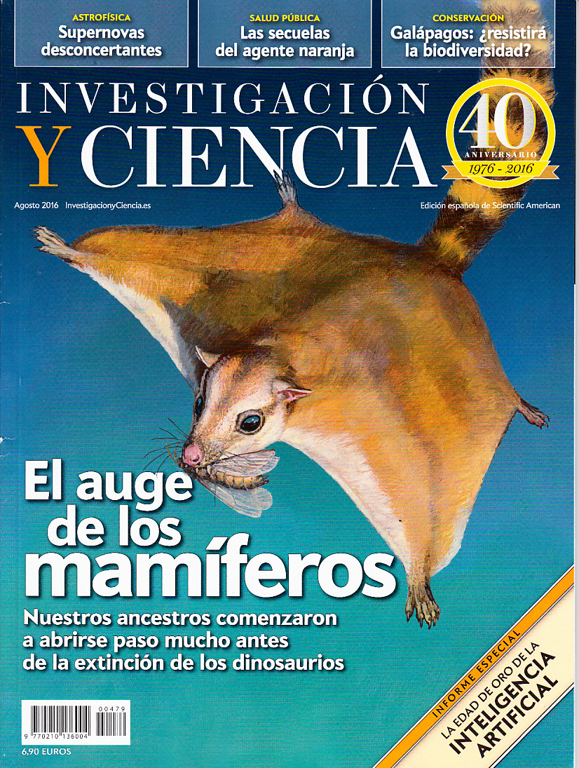 Revista Investigación y ciencia El auge de los mamíferos