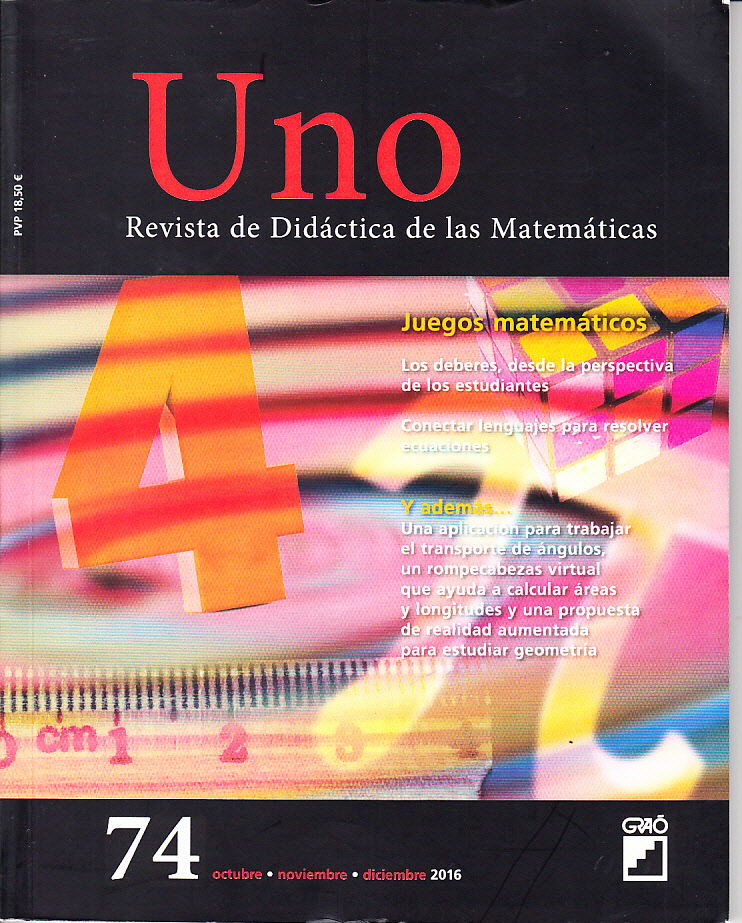 Revista Uno Juegos Matemáticos