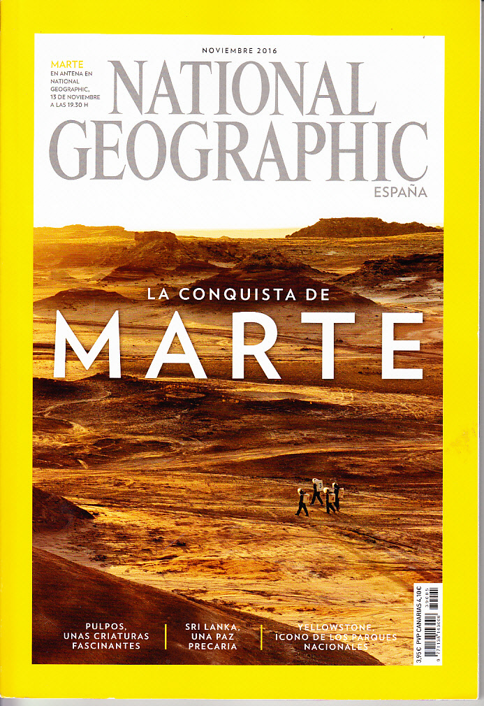 Revista National Geographic La conquista de Marte
